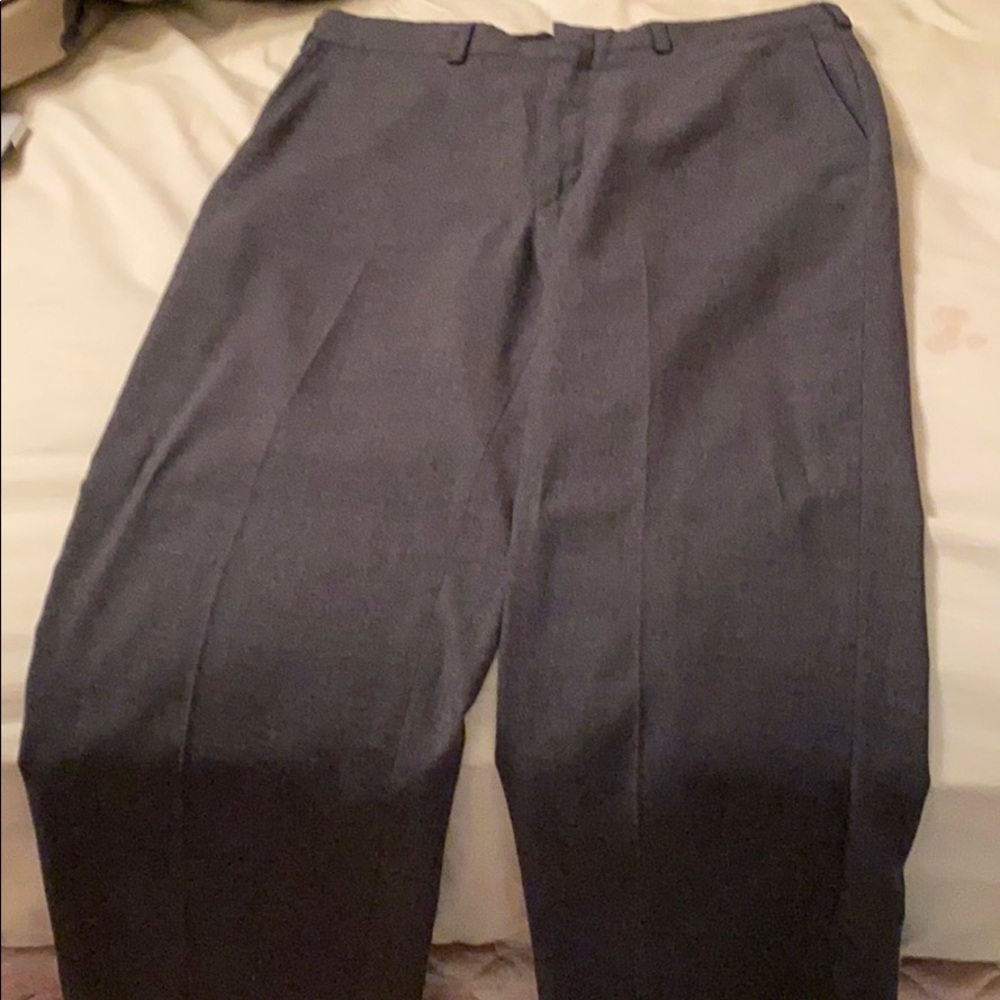 Farah Wool Blend Flat-front Trousers